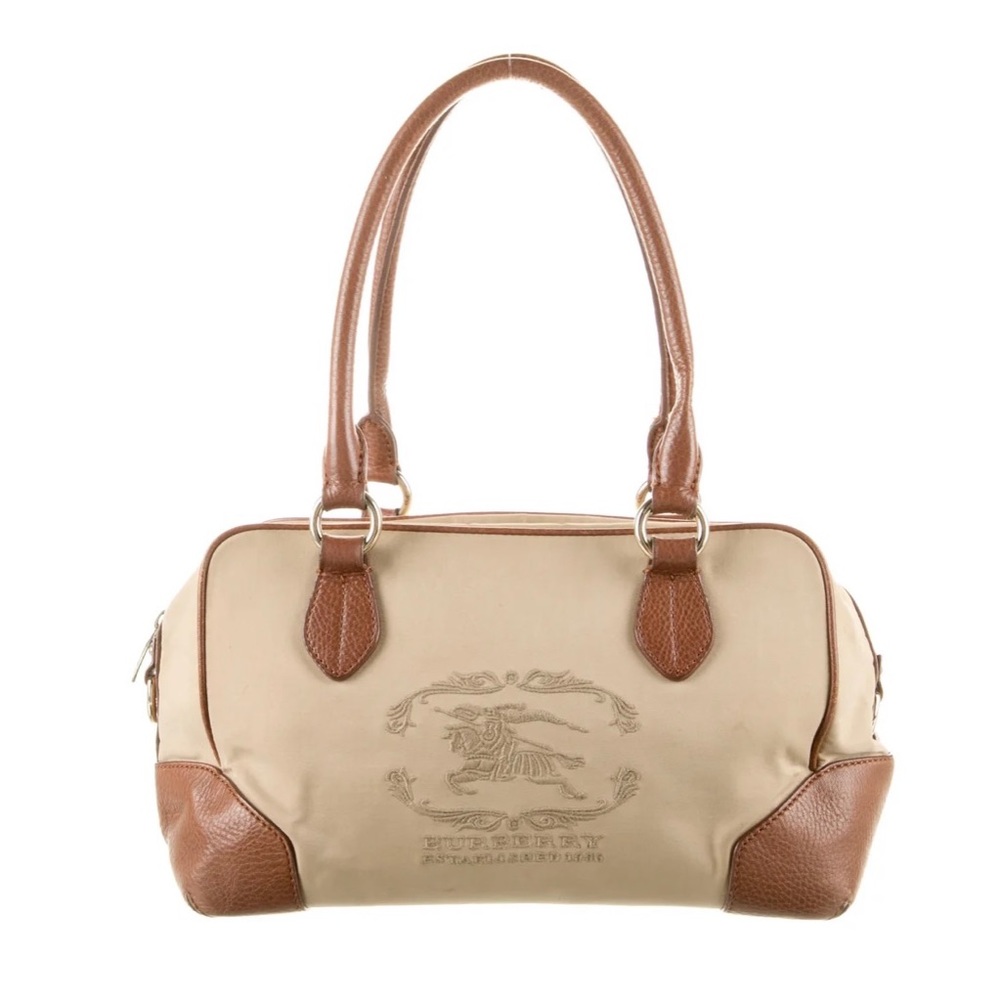 Burberry Embroidered Shoulder Bag